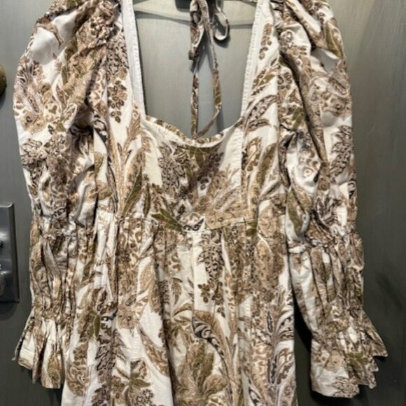 Pilcro Square-Neck Corduroy Babydoll Mini Dress - NWOT - Picture 10 of 16